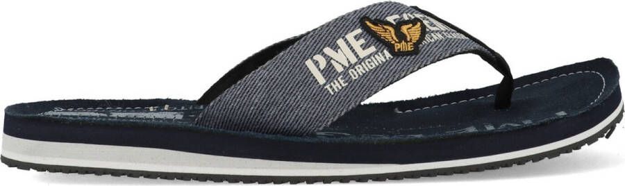 PME Legend Blauwe Synthetische Slipper met Textiel Bovenwerk Blue Heren