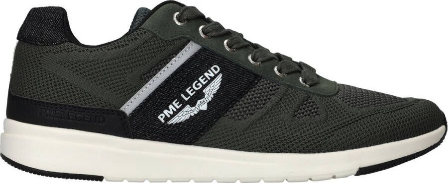 PME Legend Groene Lichtgewicht Sneaker met Textielvoering Multicolor Heren