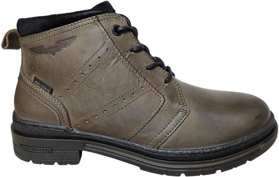 P.M.E. Tarmac DB-10 Green E00 Hoge Veterschoenen Groen Leer Heren - Foto 2