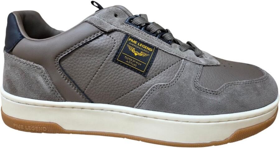P.M.E. Porter CS-11 Taupe L00 Sneakers Taupe Leer en Suede Heren Taupe