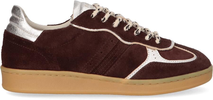 Piedi Nudi Imola Dames Sneakers Suède Bruin