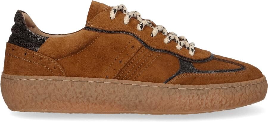 Piedi Nudi Lixi Dames Sneakers Suède Cognac