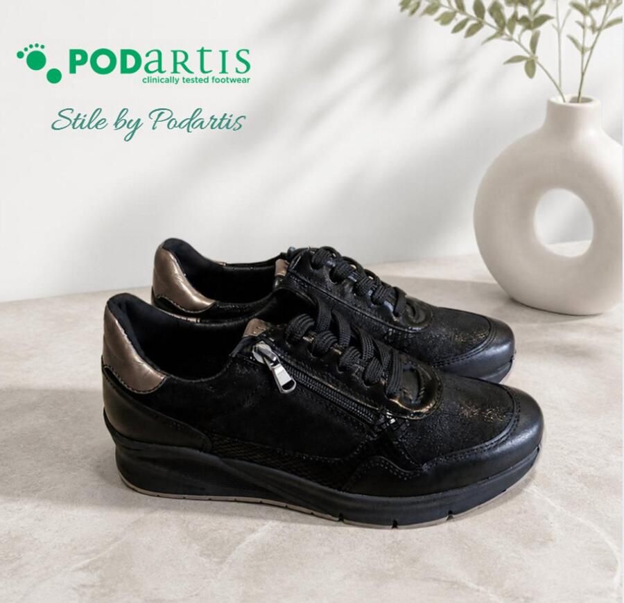PODARTIS Stile by Misty Dames Sneaker Zwart