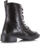POELMAN Lakleren boot met rits Zwart Lakleer Veterboots Dames - Thumbnail 1