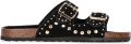 Poelman Platte sandalen EMMIE Dames - Zwart