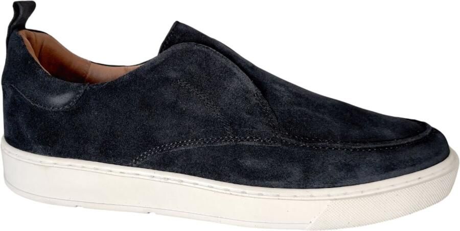 PS Poelman Gregory suède loafers donkerblauw - Foto 3