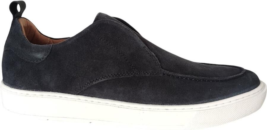PS Poelman Gregory suède loafers donkerblauw - Foto 3
