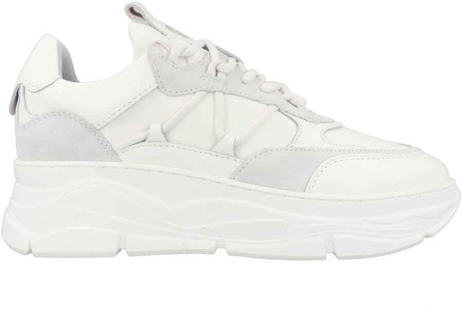 PS Poelman Jilly chunky leren sneakers wit - Foto 3