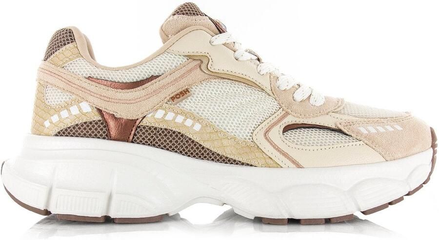 Poelman POSH By Lis sneaker beige wit