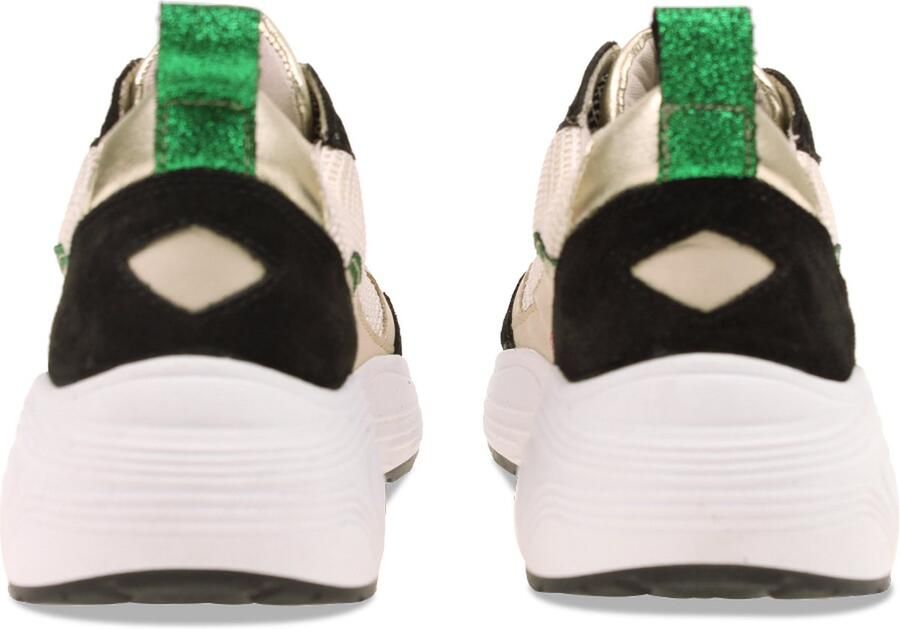Poelman PS Poelma TRIANGLE Dames Sneakers Zwart met combinatie - Foto 9