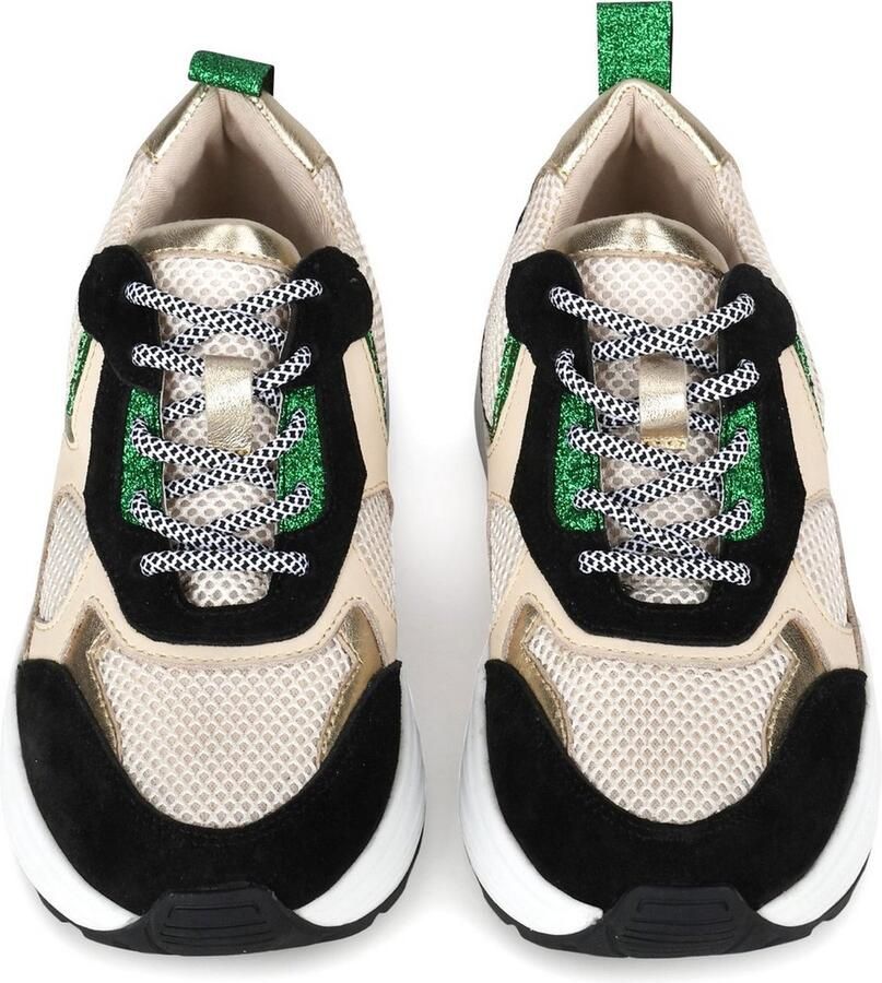 Poelman PS Poelma TRIANGLE Dames Sneakers Zwart met combinatie - Foto 5