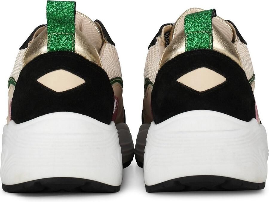 Poelman PS Poelma TRIANGLE Dames Sneakers Zwart met combinatie - Foto 8
