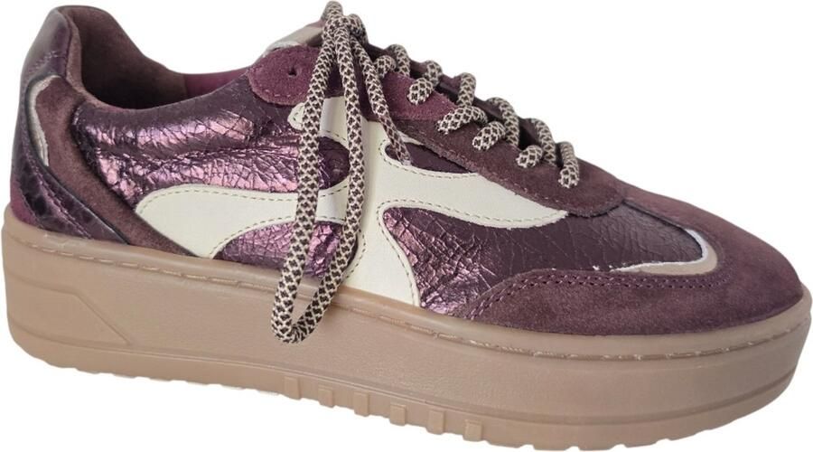 Haboob Sneakers laag ' AURELIE Damen Sneaker' bordeaux - Foto 3