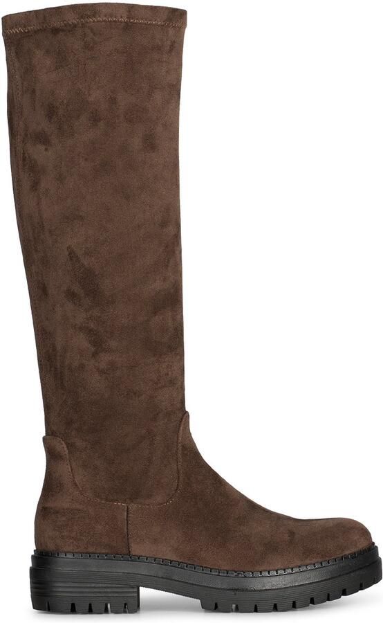 Poelman stretchlaarzen donkerbruin