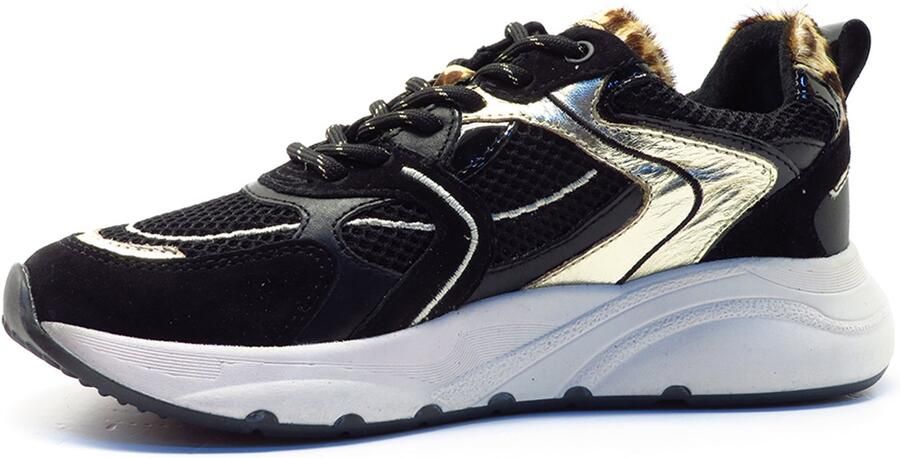 Poelman Zwart platino sneaker LPCIBEL-29POE4 Zwart - Foto 2