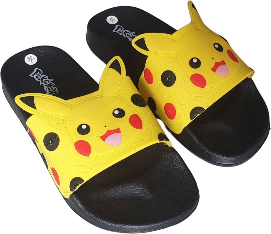 Pokémon Pikachu Badslippers Jongens Slippers Jongens 3D Design met Oortjes Antislip & Sneldrogend Kinderen