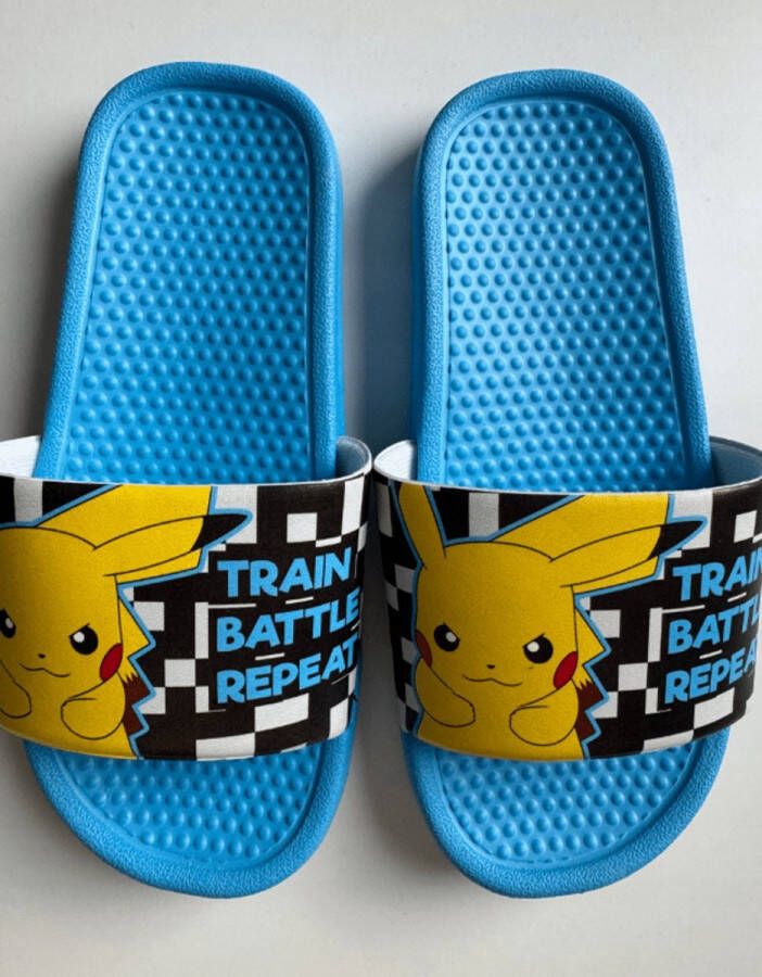 Pokémon Pokemon Jongens Badslipper Blauw