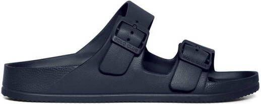 Polo Club Marineblauwe bio teenslippers met gespen voor dames