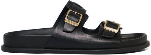 Polo Club Zwarte bio sandalen Blake met gespen