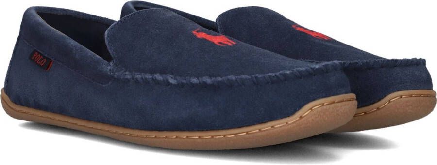 POLO RALPH LAUREN Ralph Lauren Instappers Heren Brenan-dress Maat: 42 Materiaal: Suède Kleur: Blauw