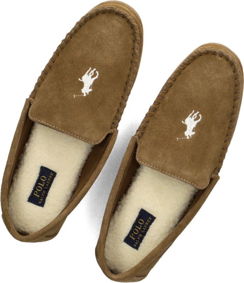 POLO RALPH LAUREN Ralph Lauren Instappers Heren Brenan-dress Maat: 42 Materiaal: Suède Kleur: Bruin