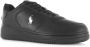 POLO RALPH LAUREN Ralph Lauren Lage Sneakers Heren Masters Court Low Top Maat: 47 Materiaal: Leer Kleur: Zwart - Thumbnail 8