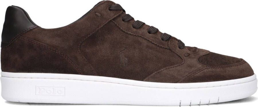 POLO RALPH LAUREN Ralph Lauren Lage Sneakers Heren Polo Court Maat: 45 Materiaal: Suède Kleur: Bruin
