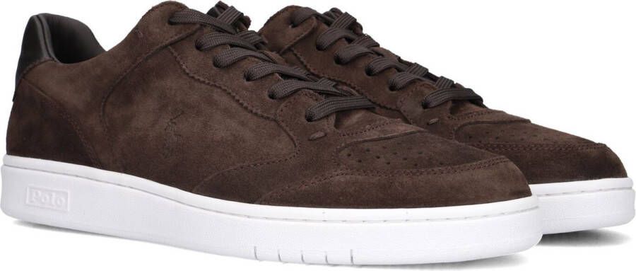 POLO RALPH LAUREN Ralph Lauren Lage Sneakers Heren Polo Court Maat: 42 Materiaal: Suède Kleur: Bruin
