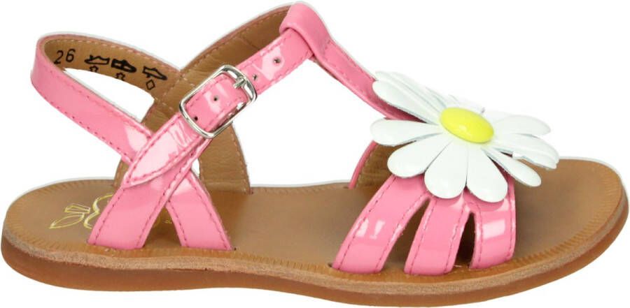 Pom d'Api PLAGETTE BIG FLOWER MeisjesSandalenKindersandalen Roze
