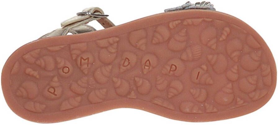 Pom d'Api Plagette Multi Flo Sandaal Goud
