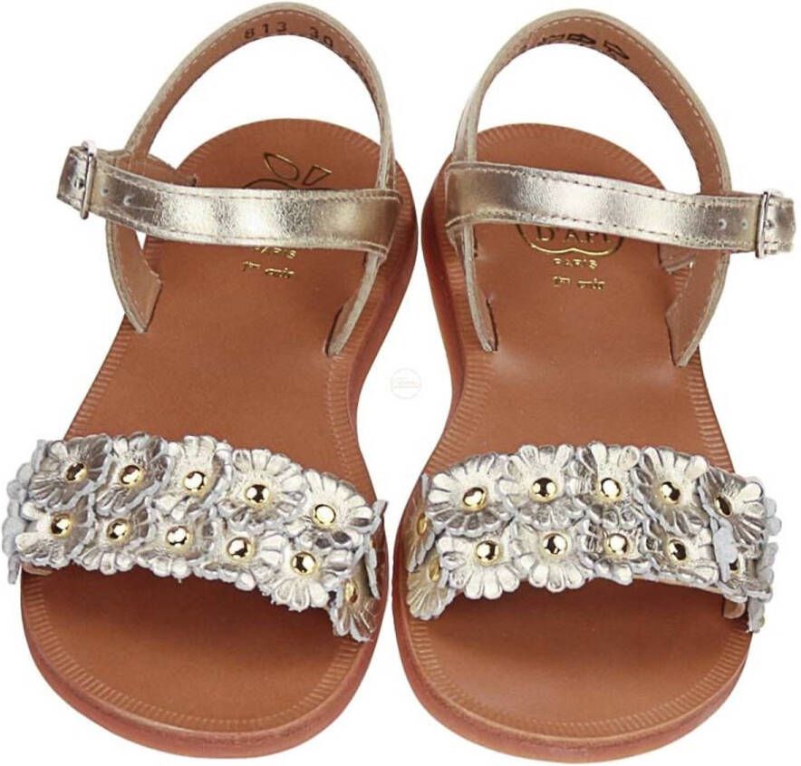 Pom d'Api Plagette Multi Flo Sandaal Goud