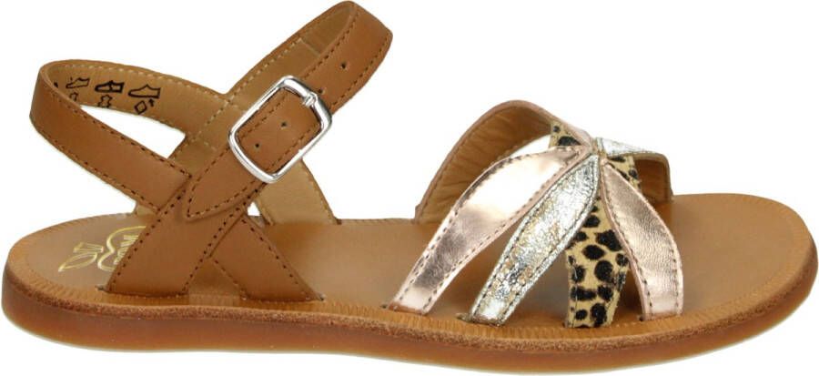 Pom d'Api PLAGETTE OTO MeisjesSandalenKindersandalen Bruin
