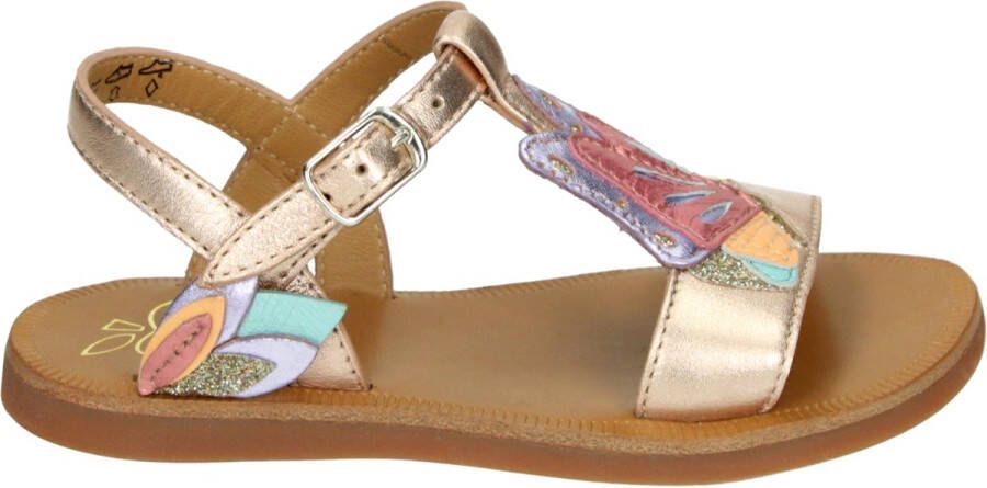 Pom d'Api PLAGETTE PAPILLION MeisjesSandalenKindersandalen Metallics