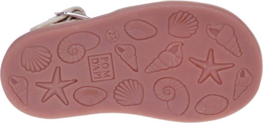 Pom D'Api Poppy Slide Sandaaltje Geel Dames