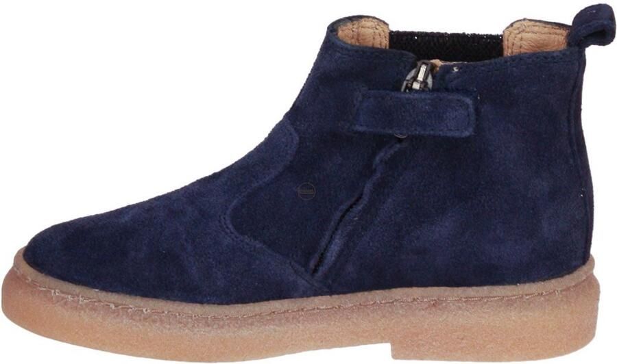 Pom d'Api Trix Jod Zip Brod Enkellaars Blauw