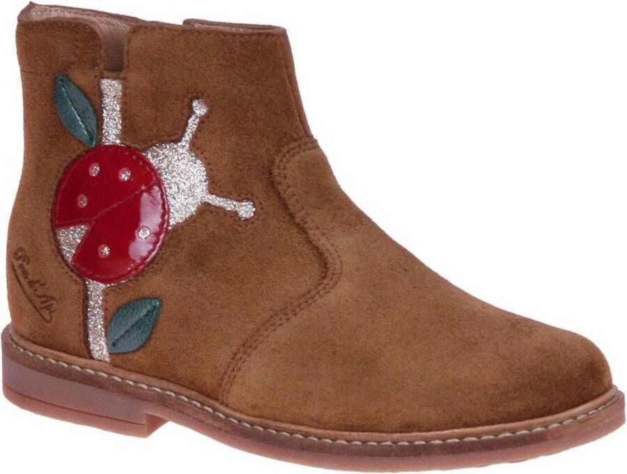 Pom D'Api Retro Ladybug Enkellaars Bruin Dames