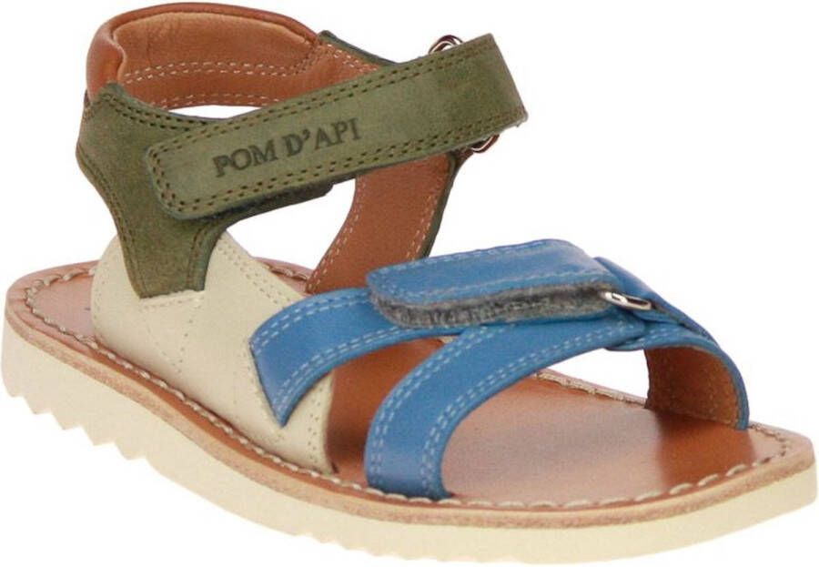 Pom d'Api Waff Jimy Groen-Beige Sandaal - Foto 2