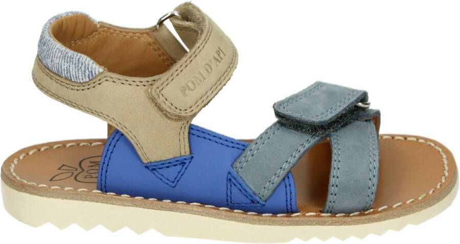 Pom d'Api WAFF JIMY JongensSandalenKindersandalen Blauw