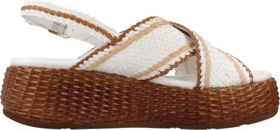Pons Quintana Flat Sandals White Dames