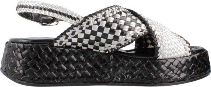 Pons Quintana Stijlvolle platte sandalen voor vrouwen Brown Dames