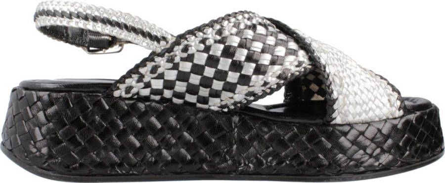 Pons Quintana Stijlvolle platte sandalen voor vrouwen Brown Dames