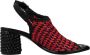 Pons Quintana High Heel Sandals Red Dames - Thumbnail 1