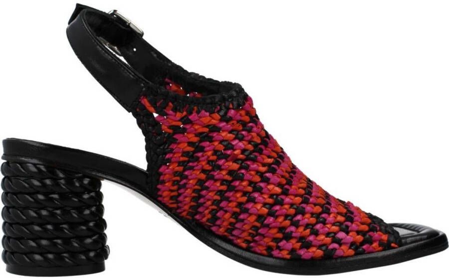 Pons Quintana High Heel Sandals Red Dames