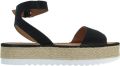 Popa Sandalen met sleehak Kalamis - Zwart