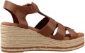 Popa Sandalen met sleehak Sandalia Rumari Napa - Bruin