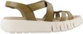 Porronet Sandalen met sleehak 3259p - Groen