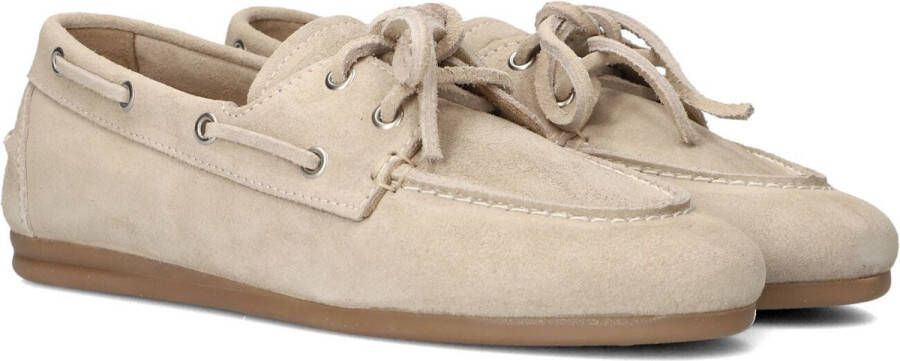 POSA Mocassins Dames Boat Loafer Maat: 38 Materiaal: Suède Kleur: Beige