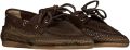 Posa Schoenen Donkerbruin Pw111 Loafers Donkerbruin Boat Loafer Mesh Leather - Donkerbruin