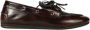 POSA Mocassins Dames Boat Loafer Brushed Maat: 37 Materiaal: Leer Kleur: Rood - Thumbnail 1