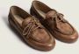 POSA Mocassins Dames Boat Loafer Brushed Maat: 39 Materiaal: Leer Kleur: Bruin - Thumbnail 1